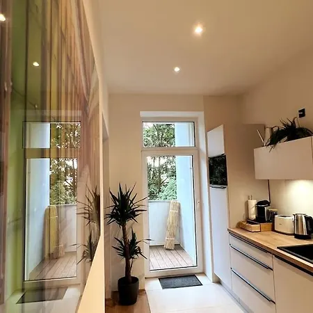 アパート Soul-apartment Balkon Privatparkplatz 2 Boxspringbetten 55zoll Tv Wlan ライプツィヒ