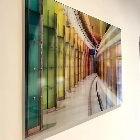 Soul-apartment Balkon Privatparkplatz 2 Boxspringbetten 55zoll Tv Wlan Apartman *