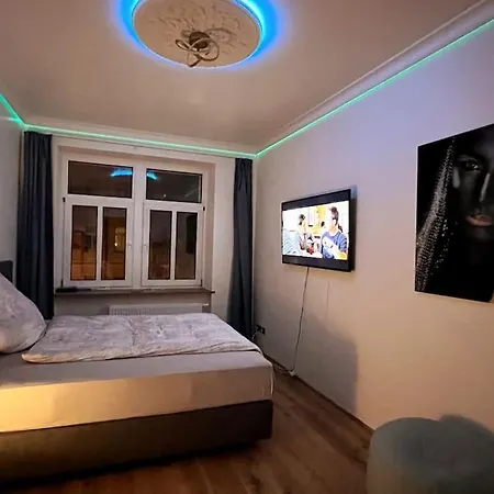 Soul-apartment Balkon Privatparkplatz 2 Boxspringbetten 55zoll Tv Wlan Lejlighed Leipzig